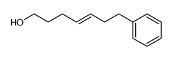 trans-7-phenyl-hept-4-en-1-ol结构式
