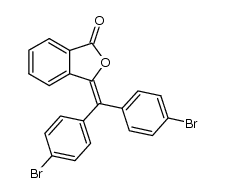 3-(bis(4-bromophenyl)methylene)isobenzofuran-1(3H)-one结构式