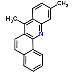 7,10-Dimethylbenzo[c]acridine Structure