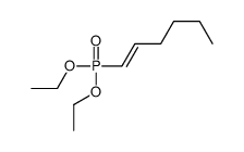 1-diethoxyphosphorylhex-1-ene结构式
