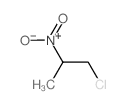 Propane,1-chloro-2-nitro- structure
