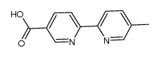 4'-methyl-2,2'-bipyridine-4-carboxylic acid Structure