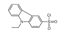 9-乙基-9H-咔唑-3-磺酰氯结构式