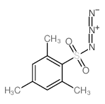 Benzenesulfonyl azide,2,4,6-trimethyl- structure