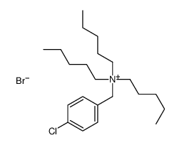 (4-chlorophenyl)methyl-tripentylazanium,bromide Structure