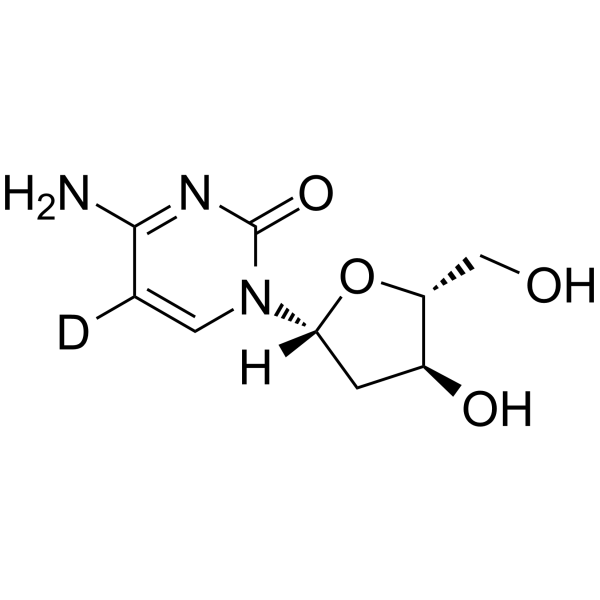 2'-Deoxycytidine-d1结构式