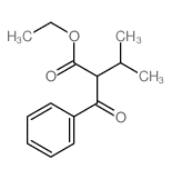 2-苯甲酰-3-甲基丁酸乙酯结构式
