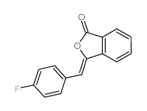3-[(4-氟苯基)亚甲基]苯酞结构式