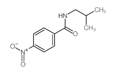 Benzamide,N-(2-methylpropyl)-4-nitro- Structure