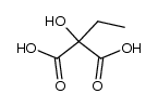 2-hydroxy-2-ethylmalonic acid Structure
