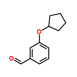 3-(环戊氧基)苯甲醛结构式