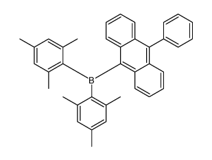 (10-phenylanthracen-9-yl)-bis(2,4,6-trimethylphenyl)borane结构式