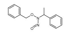 N-nitroso-N-(1-phenethyl)-O-benzylhydroxylamine结构式