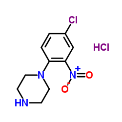 1-(4-CHLORO-2-NITROPHENYL)PIPERAZINE HYDROCHLORIDE Structure