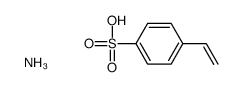 聚(4-苯乙烯磺酸)铵盐 溶液结构式
