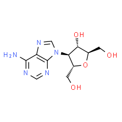 3-(6-Amino-9H-purin-9-yl)-2,5-anhydro-3-deoxy-D-mannitol Structure