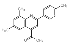 Ethanone,1-[6,8-dimethyl-2-(4-methylphenyl)-4-quinolinyl]- picture