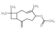 caryophyllene alcohol acetate Structure