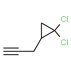 Cyclopropane, 1,1-dichloro-2-(2-propynyl)- (9CI) Structure