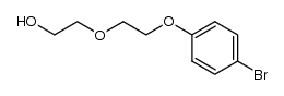 2-(2-(4-bromophenoxy)ethoxy)ethanol结构式