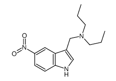 5-Nitro-N,N-dipropyl-1H-indole-3-methanamine Structure