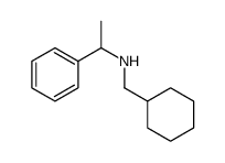 (cyclohexylmethyl)(1-phenylethyl)amine结构式