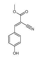 methyl 2-cyano-3-(4-hydroxyphenyl)prop-2-enoate Structure