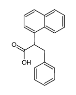 2-(NAPHTHALEN-1-YL)-3-PHENYLPROPANOIC ACID结构式