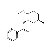 (1R,2S,5R)-2-isopropyl-5-methylcyclohexyl picolinate Structure
