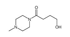 Piperazine, 1-(4-hydroxy-1-oxobutyl)-4-methyl- (9CI) Structure