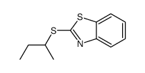 Benzothiazole, 2-[(1-methylpropyl)thio]- (9CI)结构式