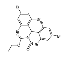 ethyl N-nitroso-N[di(2,4,6-tribromophenyl)methyl]carbamate Structure