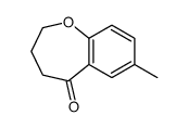 7-甲基-3,4-二氢-2H-苯并[b]氧杂环庚三烯-5-酮结构式