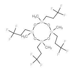 四甲基三-3-三氟丙基环四硅氧烷结构式
