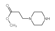3-哌嗪基丙酸甲酯结构式