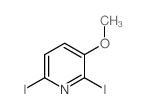 2,6-Diiodo-3-methoxypyridine Structure