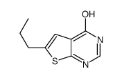 6-Propyl-3H-thieno[2,3-d]pyrimidin-4-one Structure