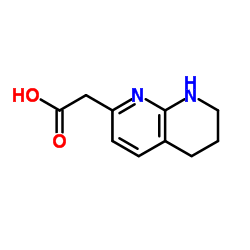 5,6,7,8-Tetrahydro-1,8-naphthyridin-2-acetic acid structure