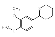 2-(3,4-DIMETHOXY-PHENYL)-[1,3]DITHIANE结构式