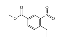 4-乙基-3-硝基苯甲酸甲酯结构式