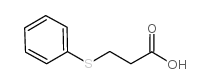 3-(Phenylsulfanyl)propanoic acid structure