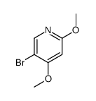 5-溴-2,4-二甲氧基吡啶结构式