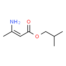 3-AMINO-2-BUTENOICACIDISOBUTYLESTER Structure