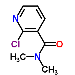2-氯-N, N-二甲基烟酰胺结构式