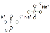 Phosphoric acid, potassium sodium salt Structure