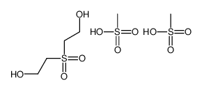 2-(2-hydroxyethylsulfonyl)ethanol,methanesulfonic acid Structure