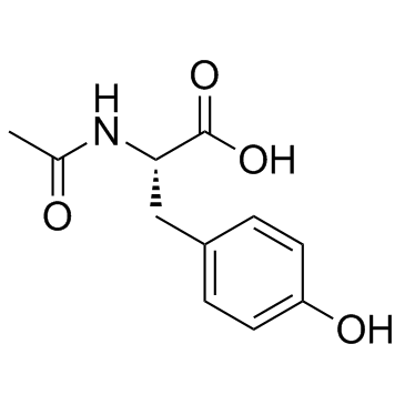 N-乙酰-L-酪氨酸结构式