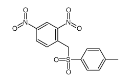 1-[(4-methylphenyl)sulfonylmethyl]-2,4-dinitrobenzene结构式