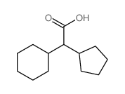 Cyclohexaneacetic acid,a-cyclopentyl-结构式