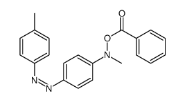 N-(Benzoyloxy)-N-methyl-4-[(4-methylphenyl)azo]benzenamine结构式